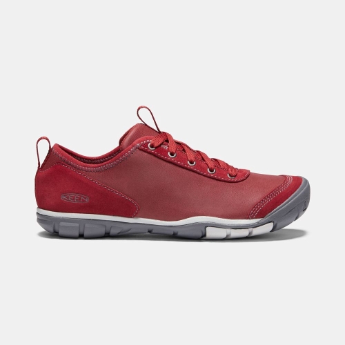 Magasin Chaussures Keen | Chaussure Casual Keen Hush Cuir Cnx Femme Rouge (FRX910724)